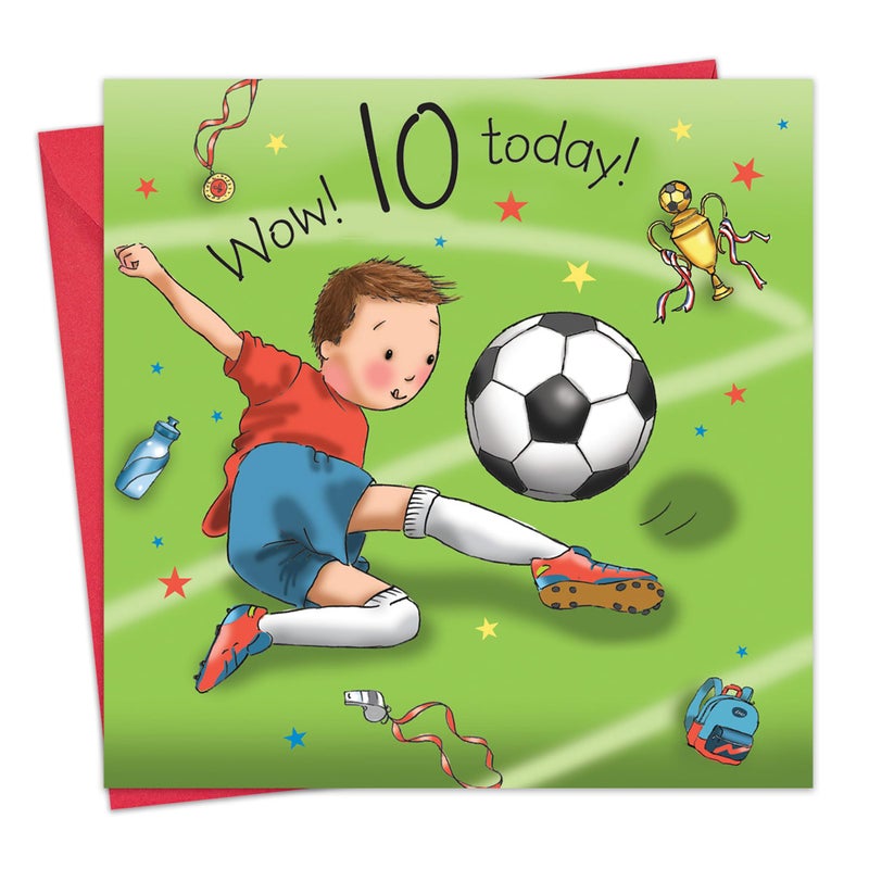Twizler Happy Birthday Card for Boys, 6.1 x 6.1 Inches, Printed on Cardstock with Premium Envelope - Image 1